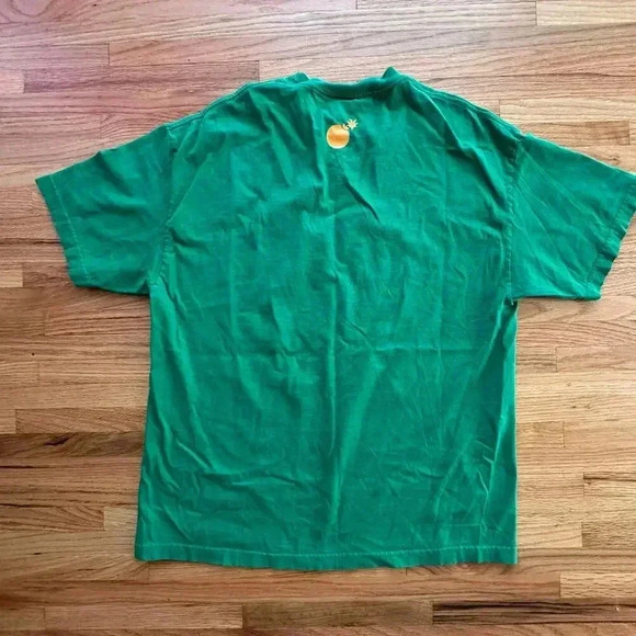 THE HUNDREDS x Mens Womens Green Bowling Ball Face Graphic T l SIZE XL - Picture 7 of 7